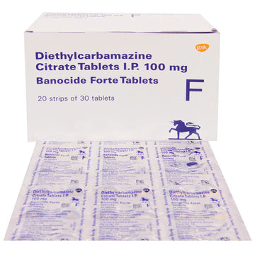 Banocide Forte 100 Mg (Diethylcarbamazine)