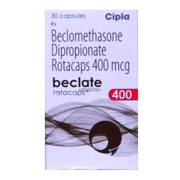 Beclate Rotacaps 400 Mcg (Beclomethasone)