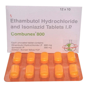 Combunex 800 Mg (Ethambutol/Isoniazid)