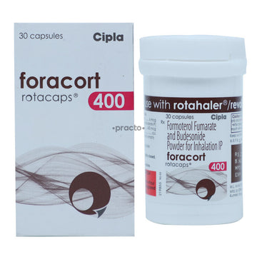 Foracort Rotacaps 400 Mcg (Budesonide/Formoterol)