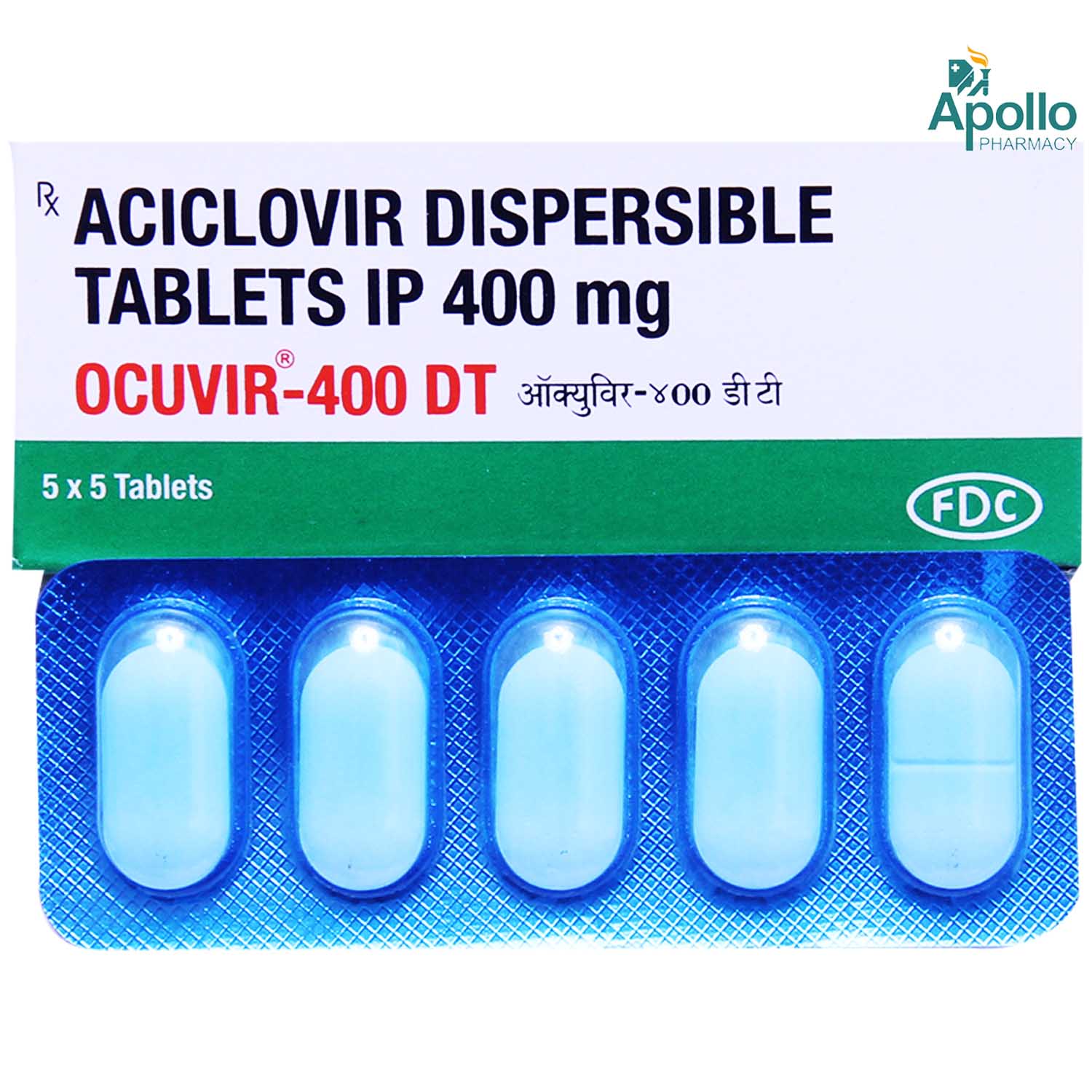 Ocuvir DT 400 Mg (Acyclovir)