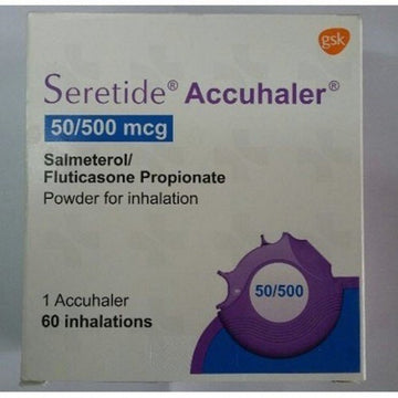 Seretide Accuhaler 50/500 Mcg (Salmeterol/Fluticasone Propionate)