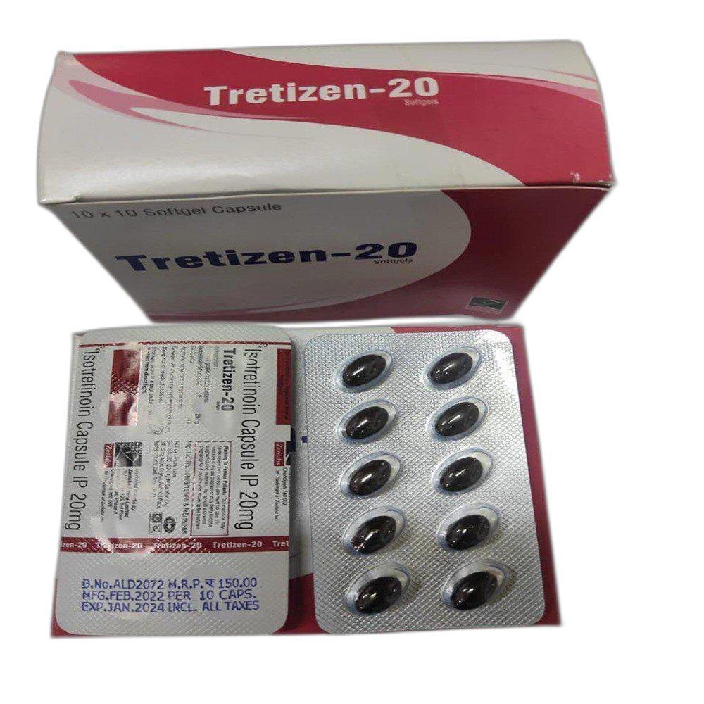 Tretizen 20 Mg Soft Capsule (Isotretinoin)