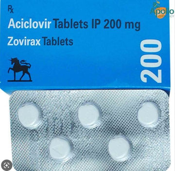 Zovirax 200 Mg (Acyclovir)